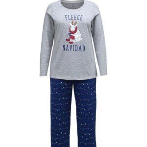 Family Pajamas Womens Sleepwear Fleece Navidad Pajama Set